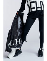 DEHA - Black Trim Padded Jacket Milk White